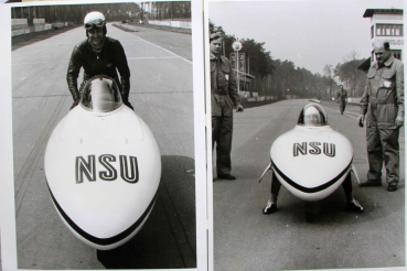 NSU Flying Cigar Motorbike-Racingvehicle 1956 thirteen Factoryphotos (10148)